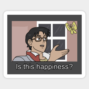 Happiness is a butterfly Sticker